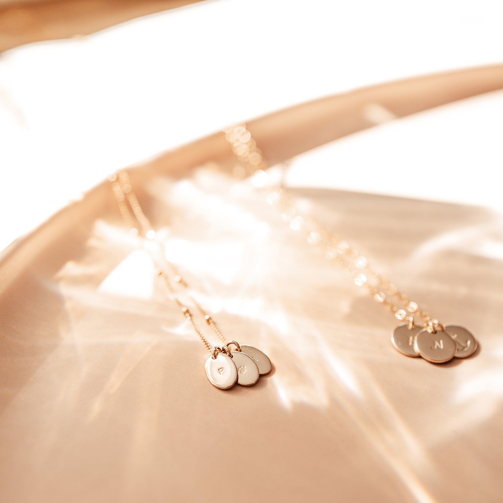 Personalised jewellery - KBN Jewellery - handmade jewellery – Personalised Jewellery gifts – Dainty jewellery- Dainty necklace - initial necklace – symbol necklace – bead chain – tiny pendant – children initial 