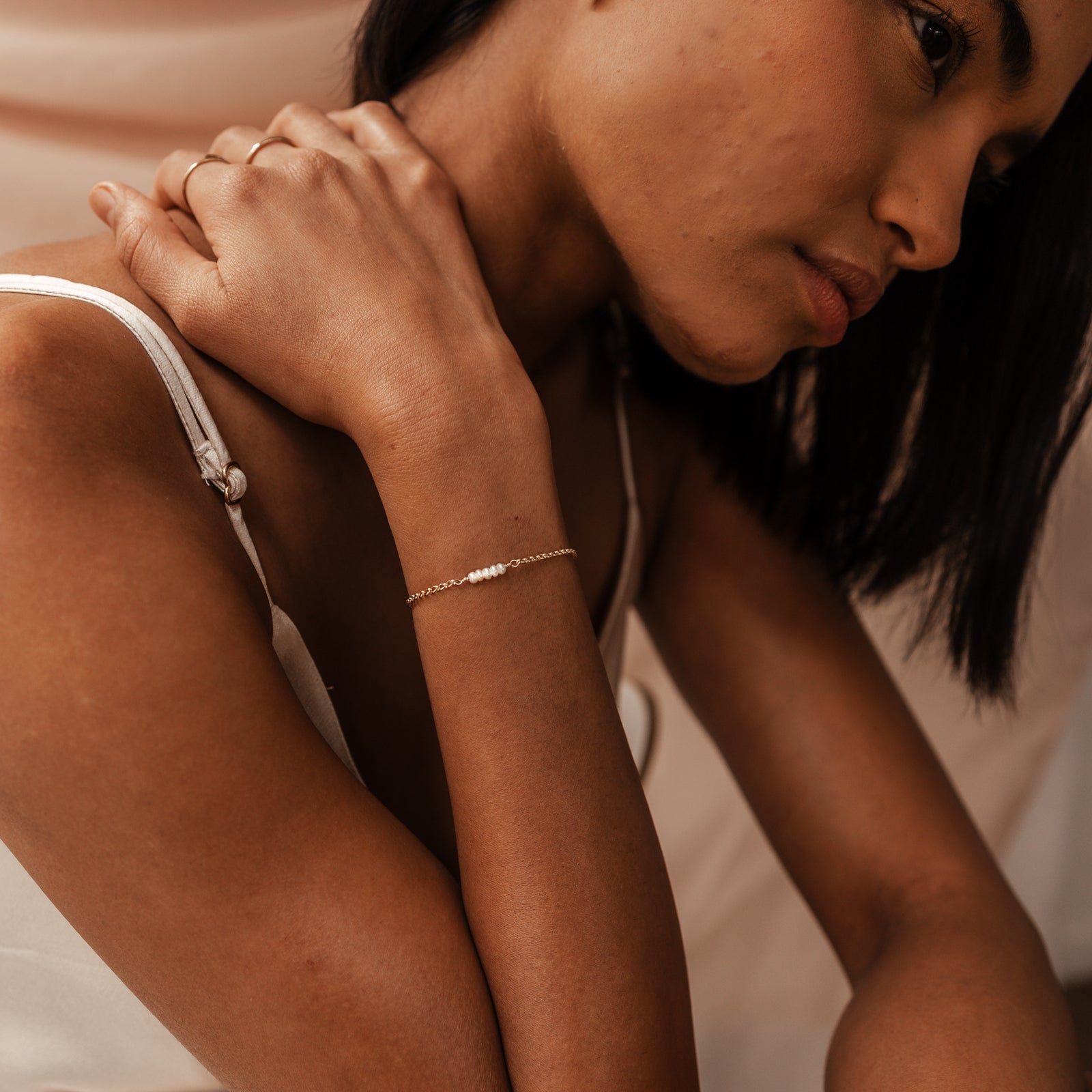 Personalised jewellery - KBN Jewellery - handmade jewellery – Personalised Jewellery gifts – Dainty jewellery- Dainty bracelet  – pearl bracelet  – handmade earrings – real pearl earrings – Australian made bracelet – freshwater pearls – bridal gift – gift for brides – wedding gift  