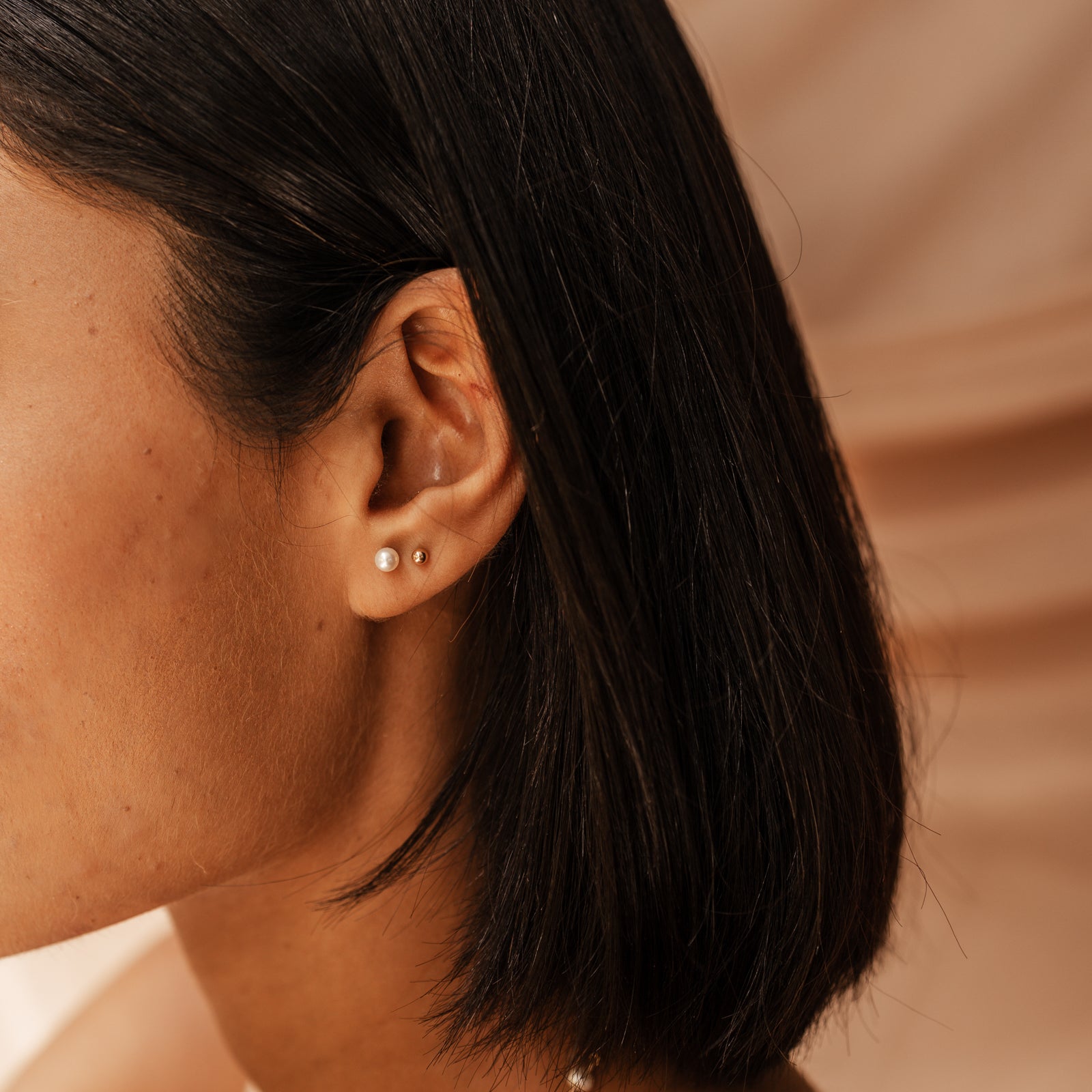 Personalised jewellery - KBN Jewellery - handmade jewellery – Personalised Jewellery gifts – Dainty jewellery – ball stud earrings – ball earrings – stacking  earrings – everyday earrings – sleep friendly earrings – ball studs 