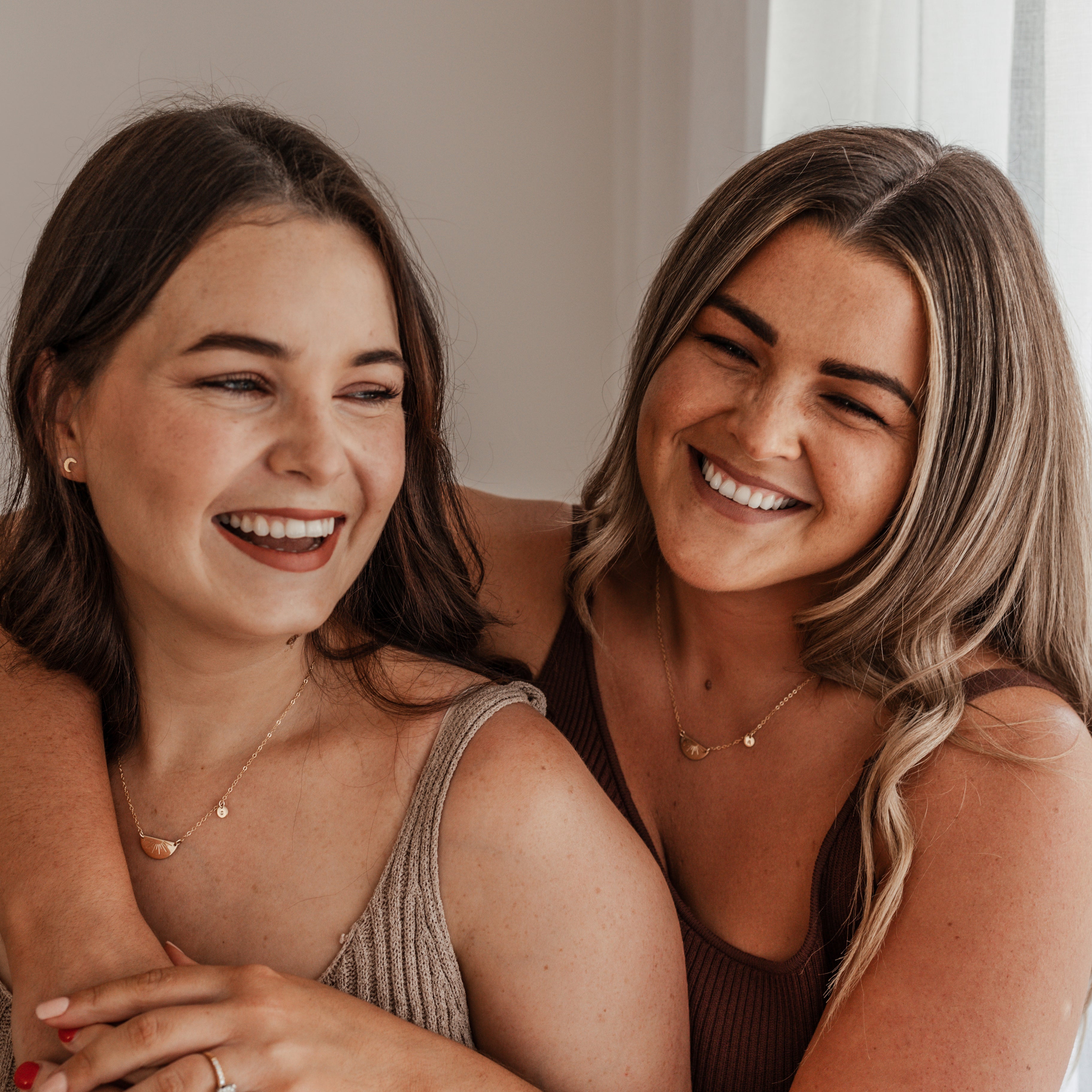 Personalised jewellery - KBN Jewellery - handmade jewellery – Personalised Jewellery gifts – dainty necklaces – matching necklaces – subtle best friend necklace – gifts for your best friend – everyday necklace – simple necklace 