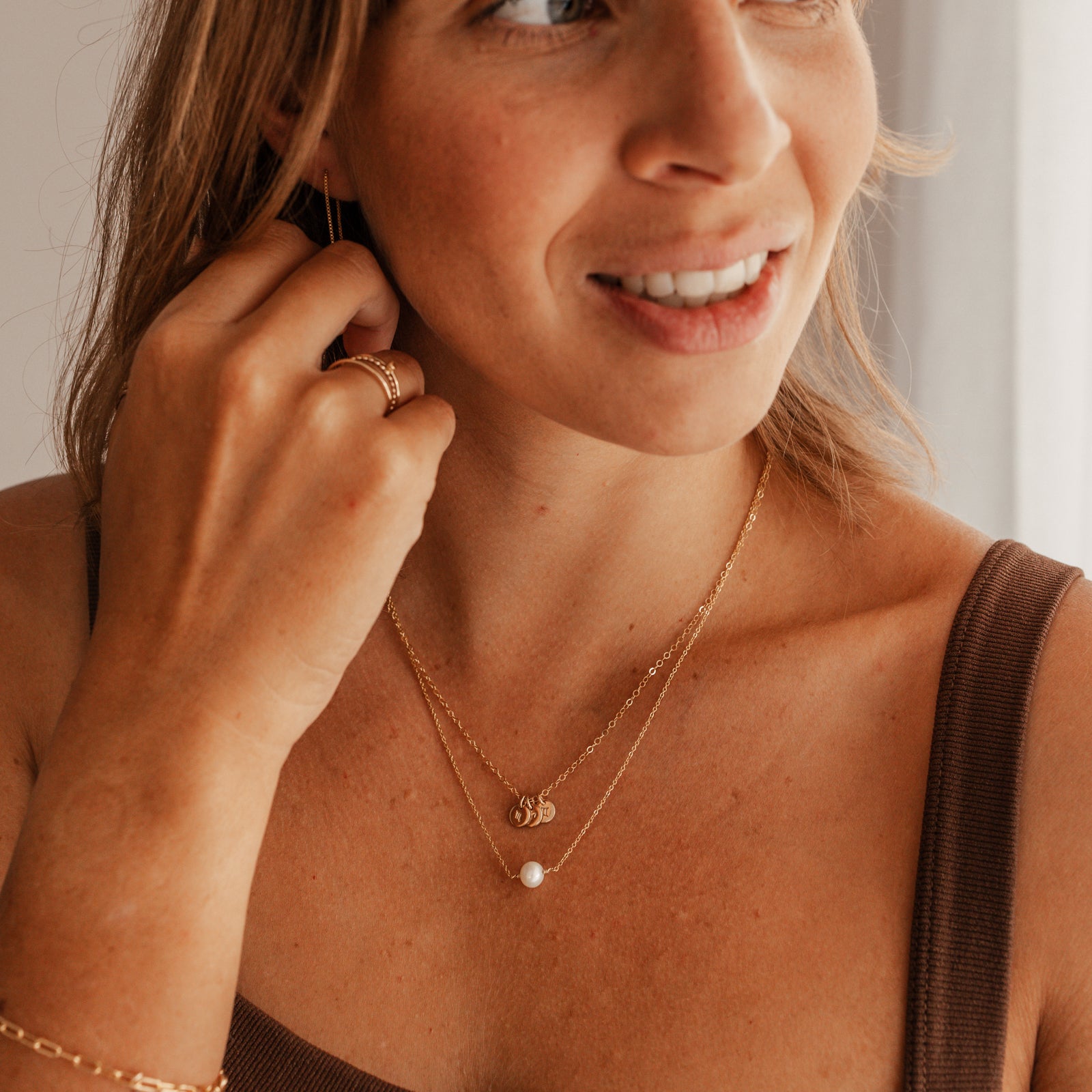 Personalised jewellery - KBN Jewellery - handmade jewellery – Personalised Jewellery gifts –  single pearl necklace – wedding gift idea – bridal jewellery – bridal shower jewellery – bridesmaids gift – freshwater pearls – real pearl necklace – affordable pearl necklace 