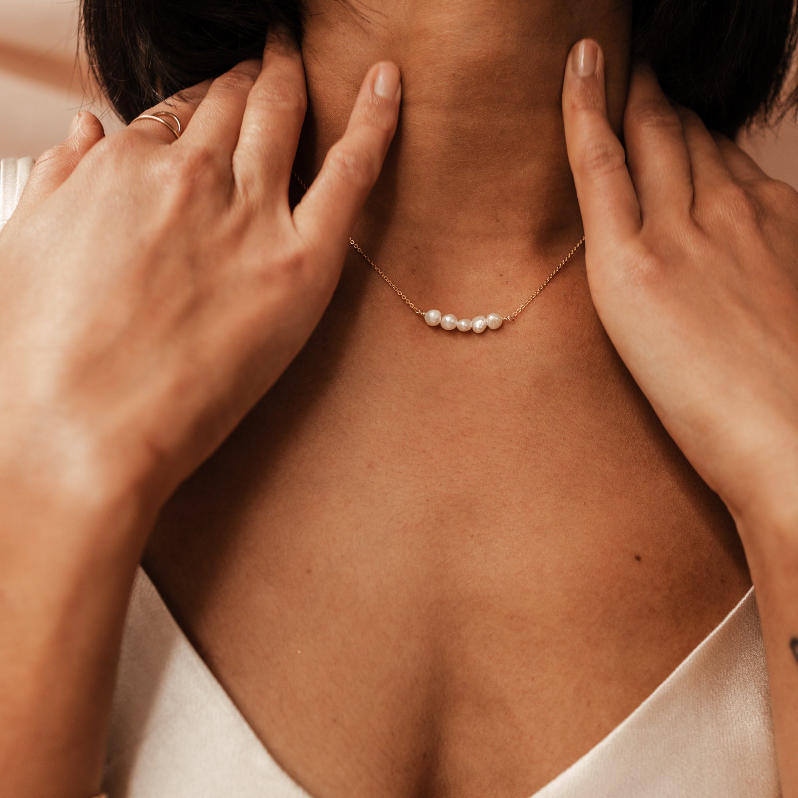 Personalised jewellery – handmade jewellery – KBN jewellery – Australian made jewellery – real pearl necklace - pearl stack necklace - handmade pearl jewellery - handmade pearl necklace - Australian made pearl necklace - unique pearl necklace 