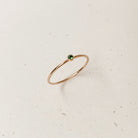 may birthstone ring emerald stone rebirth love symbol sterling silver goldfill