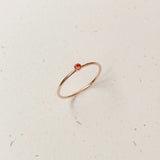 july birthstone ring ruby stone strength peace symbol sterling silver goldfill