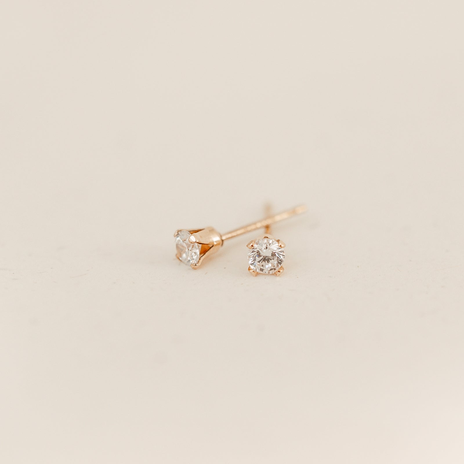 Personalised jewellery – handmade jewellery – KBN jewellery – dainty earrings – birth month earrings – birthstone earrings – affordable earrings – diamond earrings – April studs – birthstone studs 