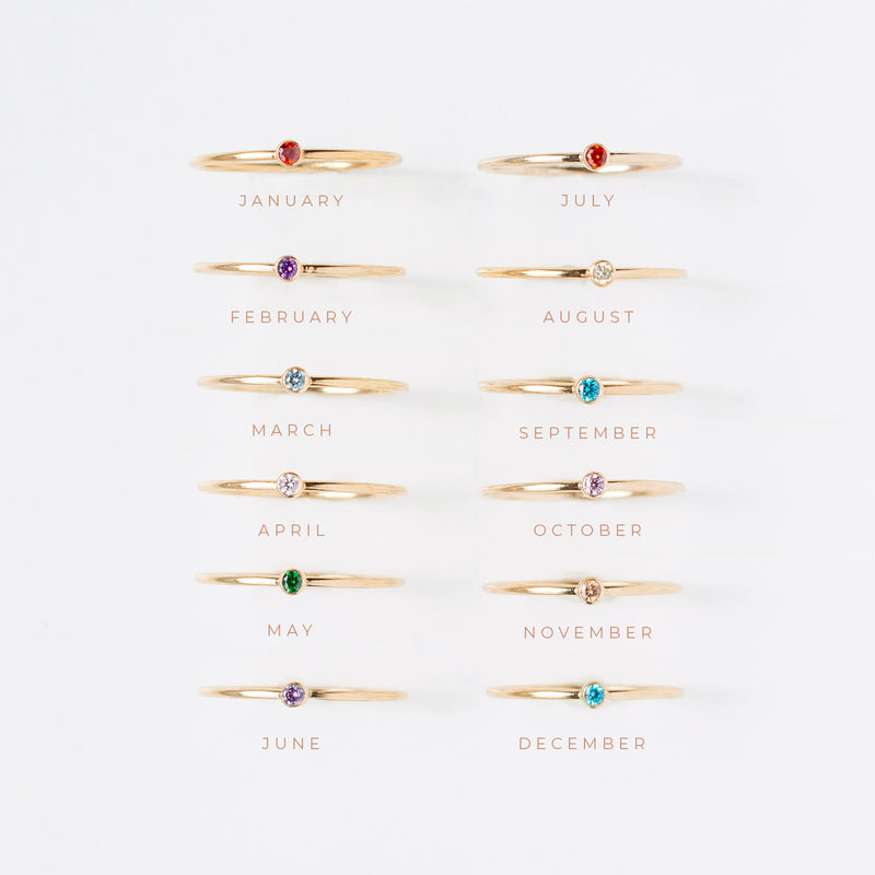 Birthstone Ring • August