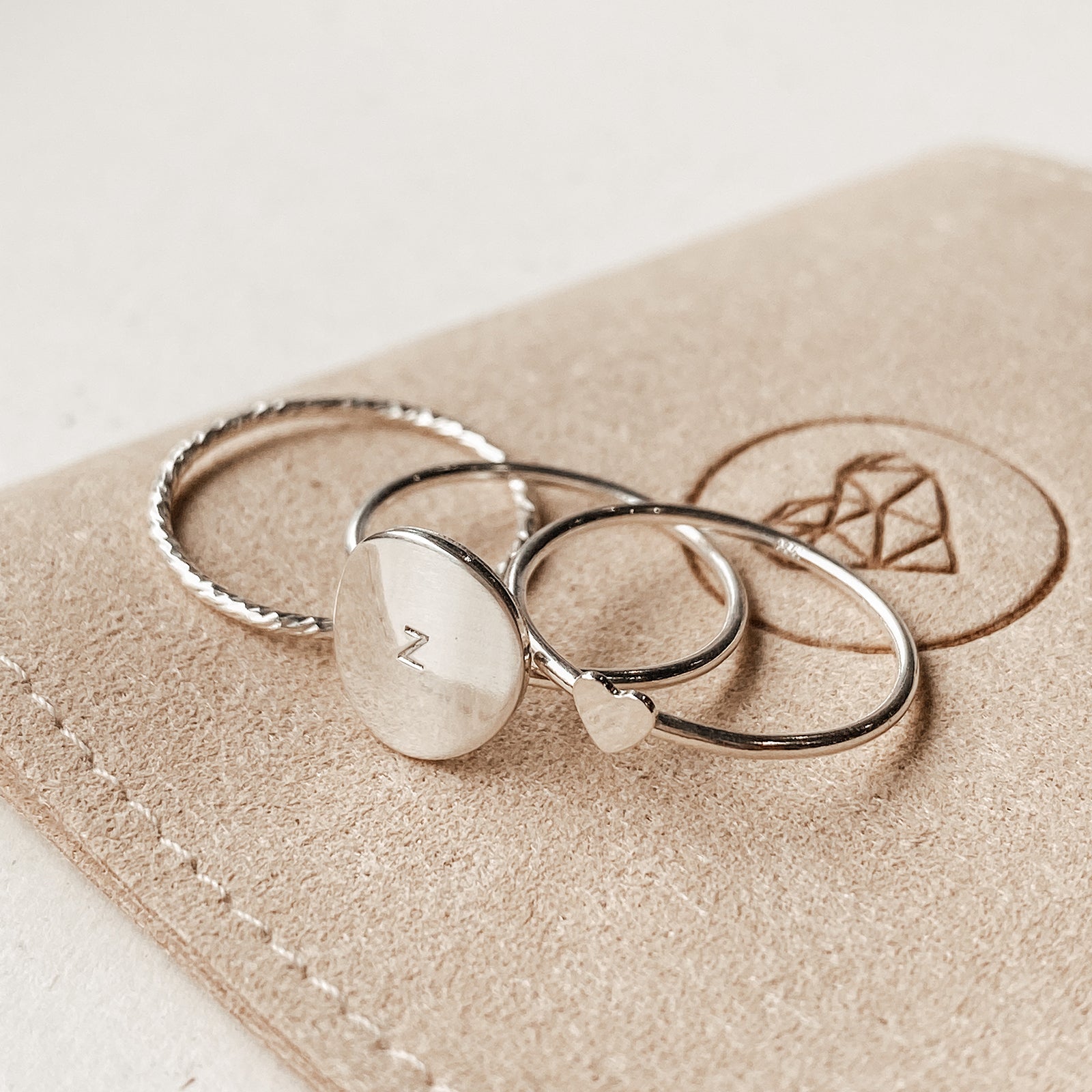 Personalised jewellery - KBN Jewellery - handmade jewellery – custom jewellery gifts – dainty ring – minimalist stacking ring – delicate shimmer ring – everyday jewellery 