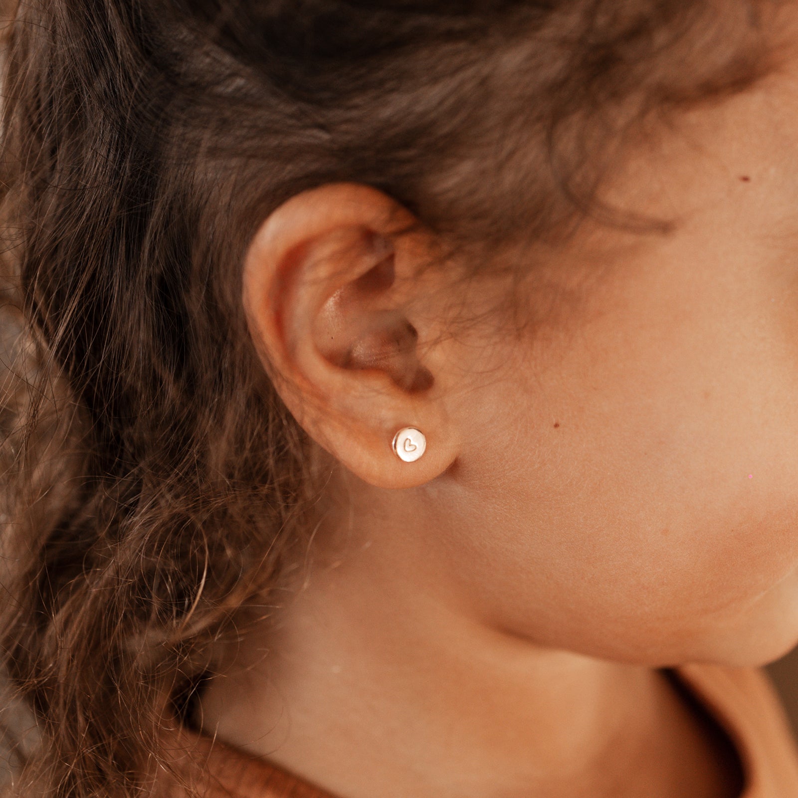 Personalised jewellery - KBN Jewellery - handmade jewellery – Personalised Jewellery gifts – personalised earrings – symbol earrings – simple studs – kid friendly earrings – personalised stud earrings – children’s earrings – first earrings – toddlers earrings 