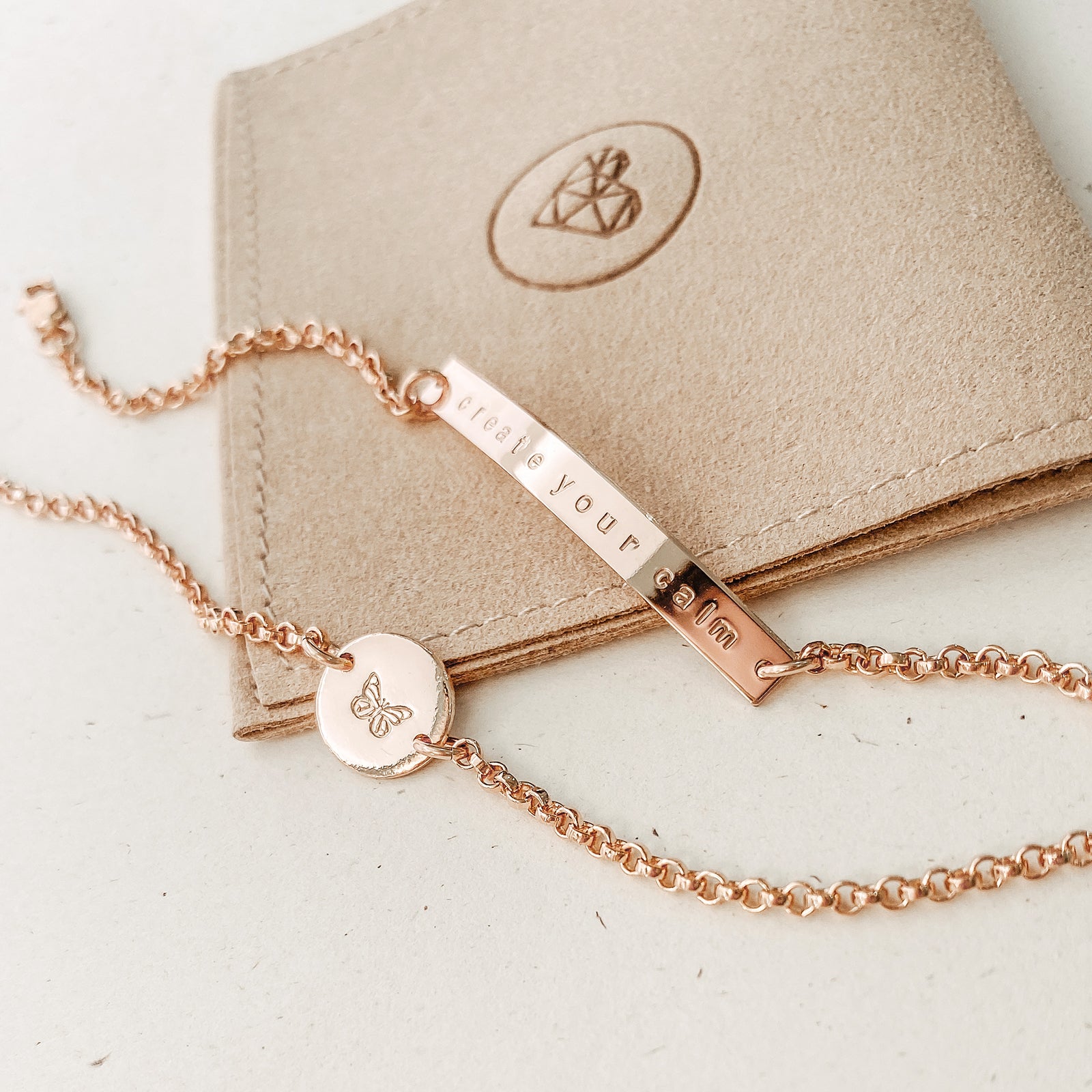 Personalised jewellery - KBN Jewellery - handmade jewellery – Personalised Jewellery gifts – adult bracelet – affordable jewellery - sentimental gift ideas – small pendant bracelet – Australian Made jewellery 