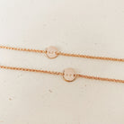 small pendant bracelet symbol initial goldfill sterling silver rose goldfill delicate bracelet 