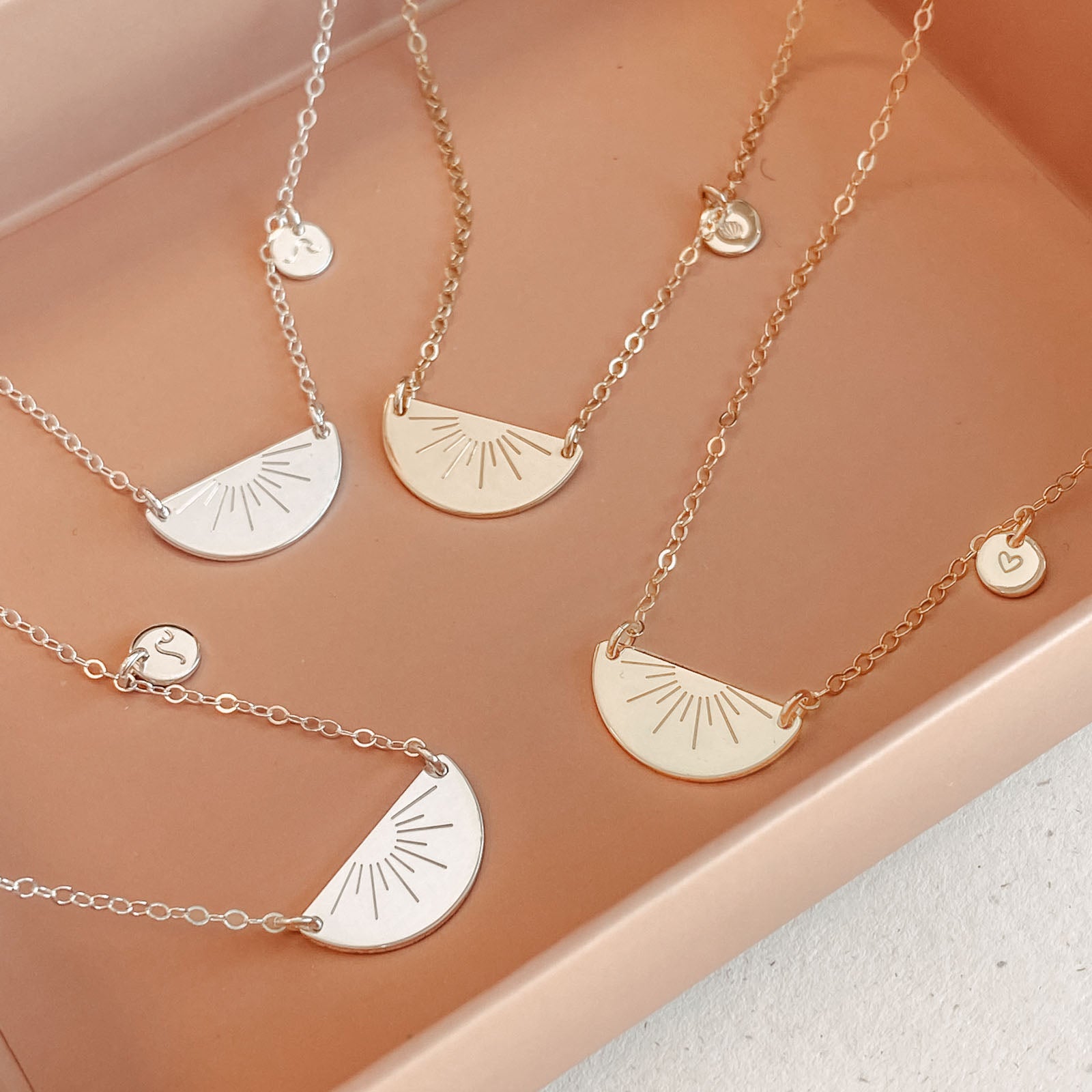 Personalised jewellery - KBN Jewellery - handmade jewellery – Personalised Jewellery gifts – dainty necklaces – matching necklaces – subtle best friend necklace – gifts for your best friend – everyday necklace – simple necklace 