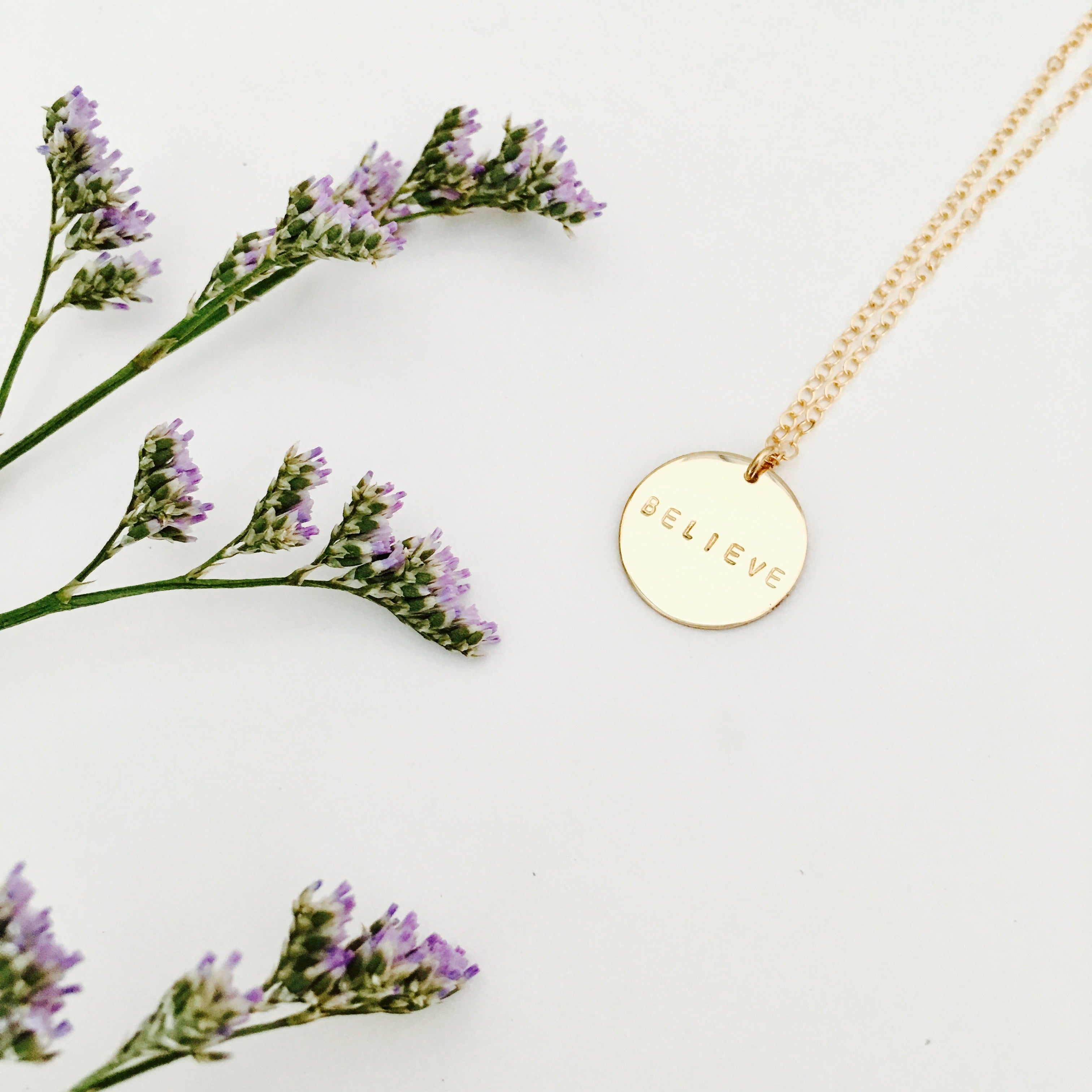 Personalised jewellery - KBN Jewellery - handmade jewellery – Personalised Jewellery gifts – adult necklace – affordable jewellery - sentimental gift ideas – large pendant necklace – Australian Made jewellery – initial necklace – symbol necklace – children name necklace – name necklace – words of affirmation necklace 