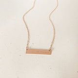 Indi • Short Bar Necklace