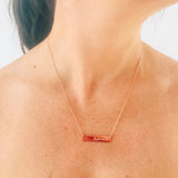 Indi • Short Bar Necklace