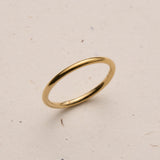 plain band stacking ring sterling silver goldfill perfect multiple size fit 