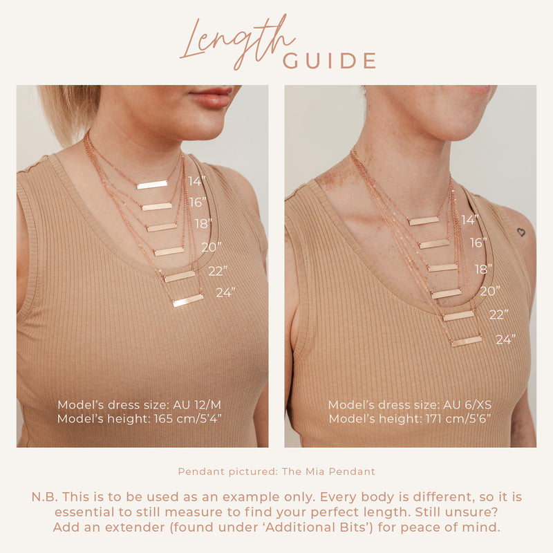 Indi • Short Bar Necklace