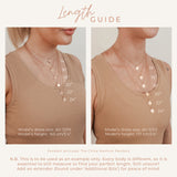 Asha • Large Pendant Double Hole Necklace