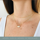 Personalised jewellery - KBN Jewellery - handmade jewellery – custom jewellery gifts – dainty necklace – stacking necklace – layering necklace – simple chain – affordable jewellery – Australian made jewellery 