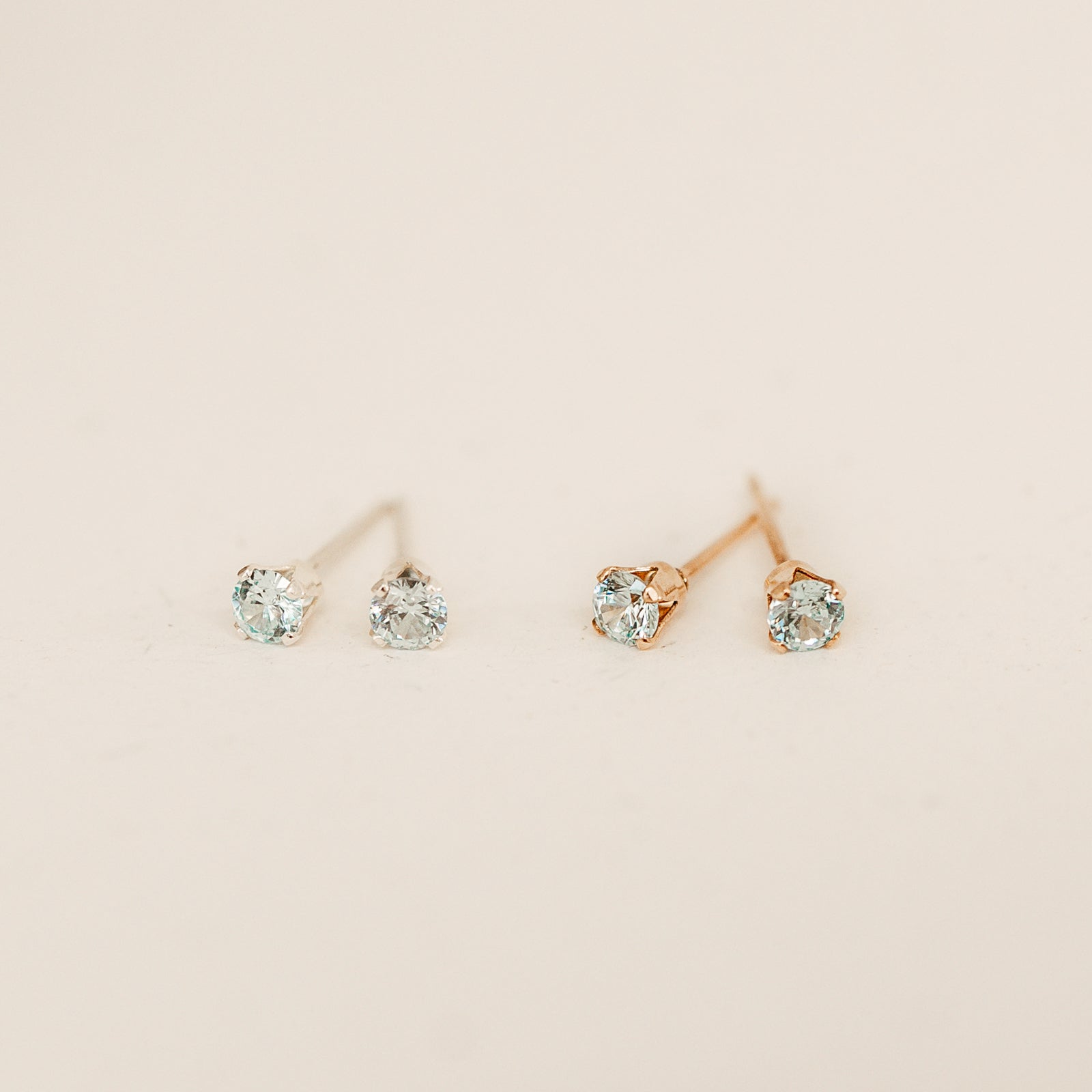 Personalised jewellery – handmade jewellery – KBN jewellery – dainty earrings – birth month earrings – birthstone earrings – affordable earrings – aquamarine stone earrings – march  studs – birthstone studs 