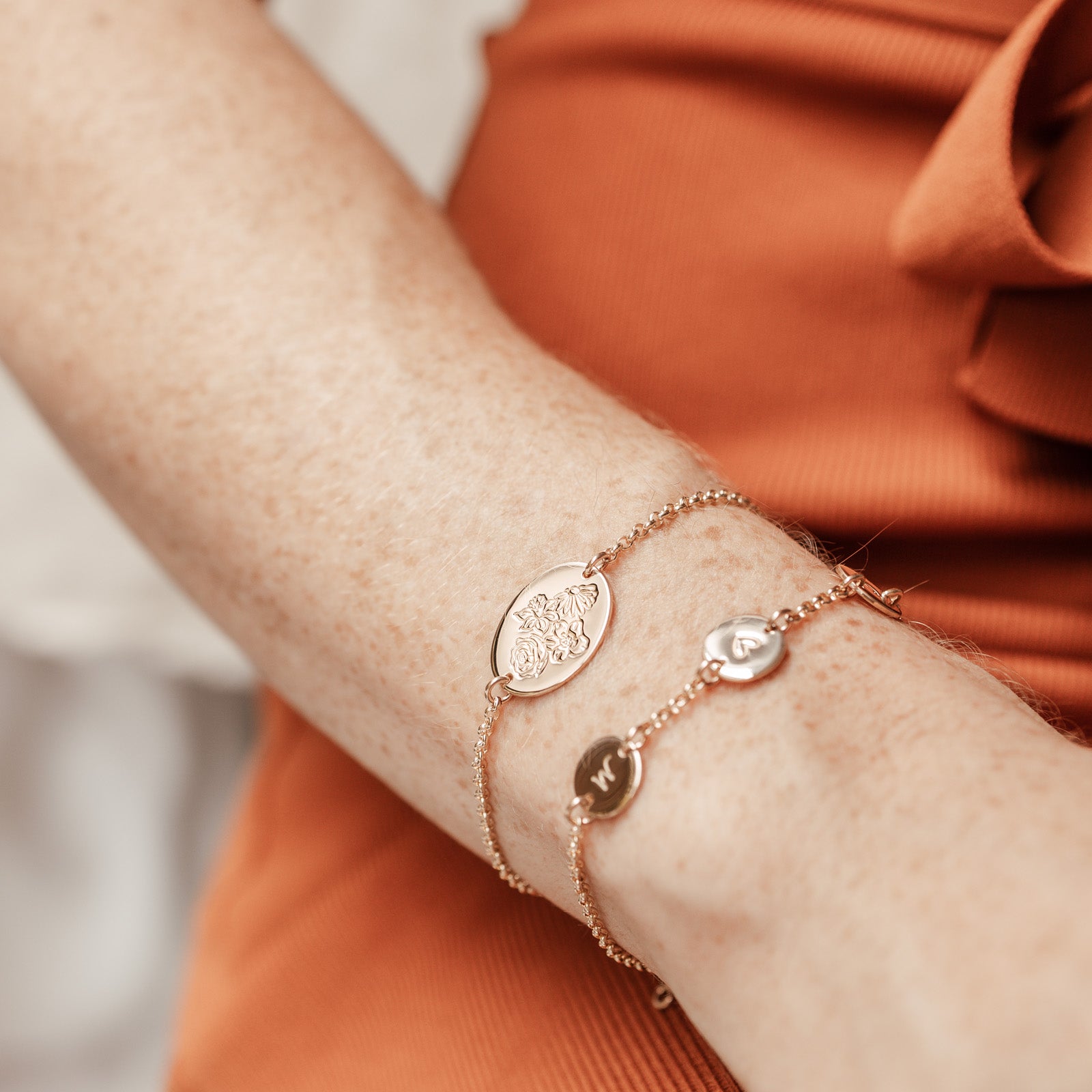 Personalised jewellery - KBN Jewellery - handmade jewellery – Personalised Jewellery gifts – Dainty jewellery- Dainty bracelet – symbol bracelet – initial bracelet – family initial bracelet 