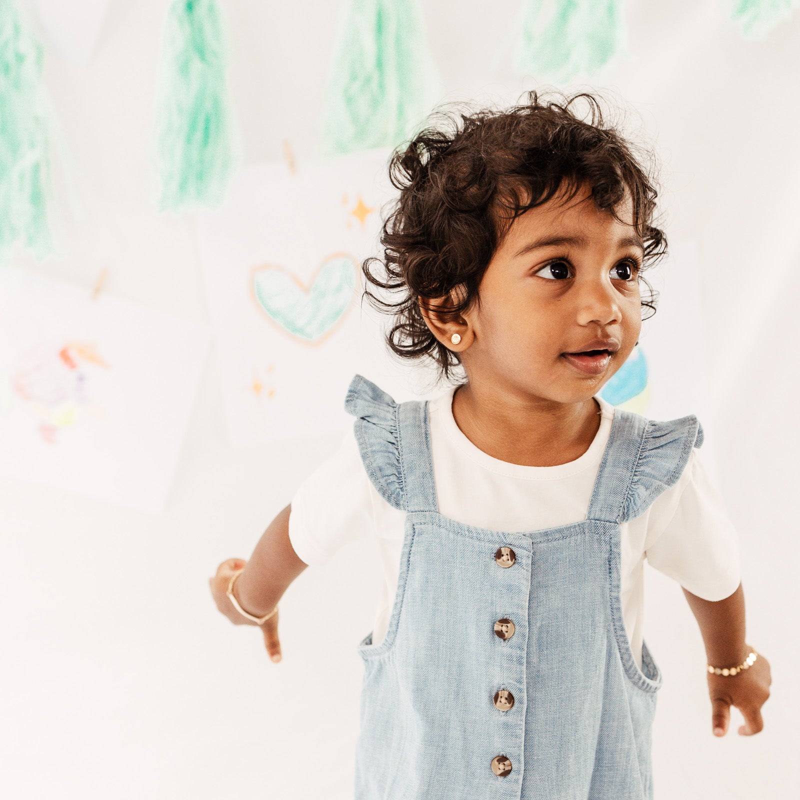 Personalised jewellery - KBN Jewellery - handmade jewellery – Personalised Jewellery gifts – personalised earrings – symbol earrings – simple studs – kid friendly earrings – personalised stud earrings – children’s earrings – first earrings – toddlers earrings 