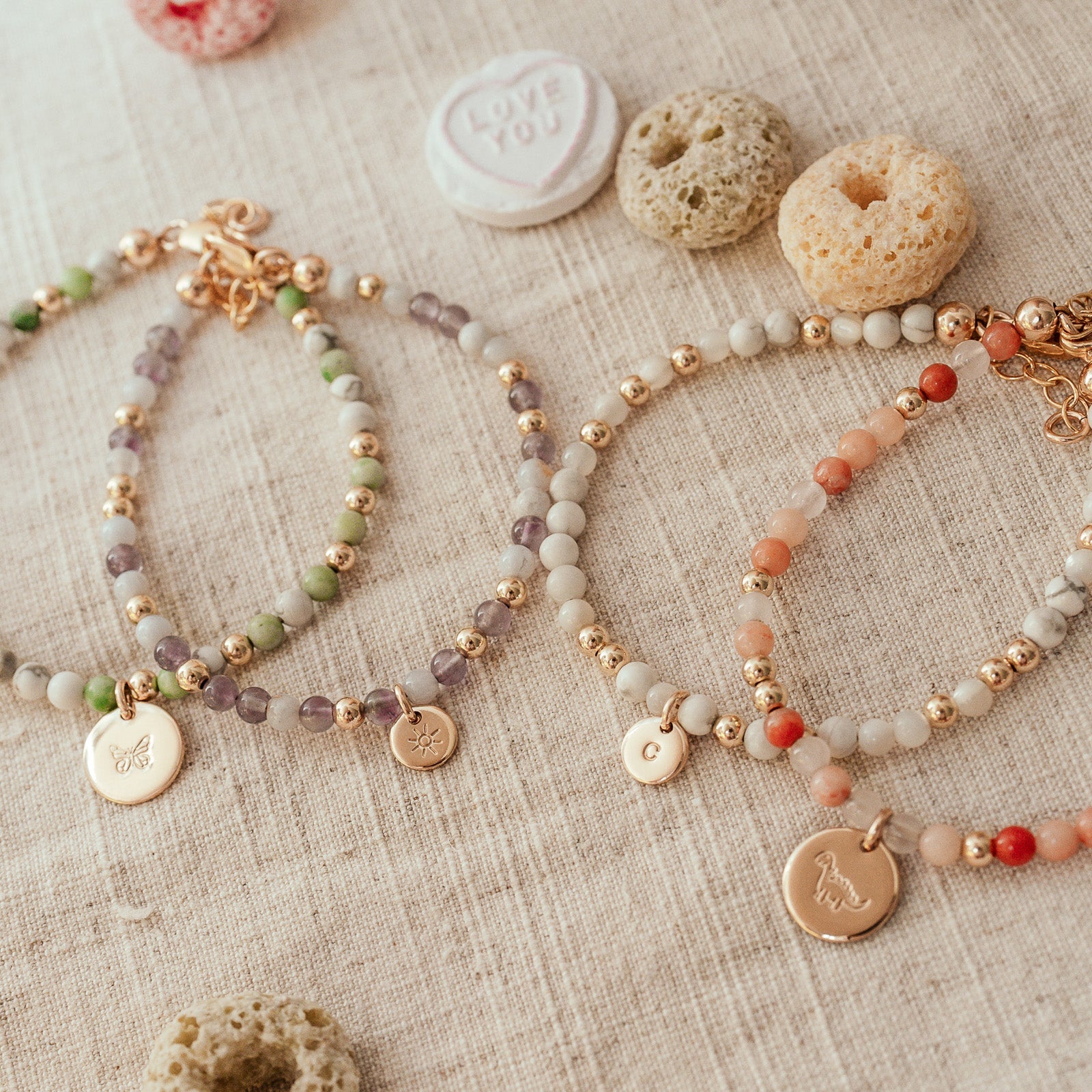 Personalised jewellery - KBN Jewellery - handmade jewellery – Personalised Jewellery gifts – Dainty jewellery – Australia made jewellery – beaded bracelet – pearl bracelet – hand made bracelet – howlite bracelet – initial bracelet – handmade crystal bracelet 