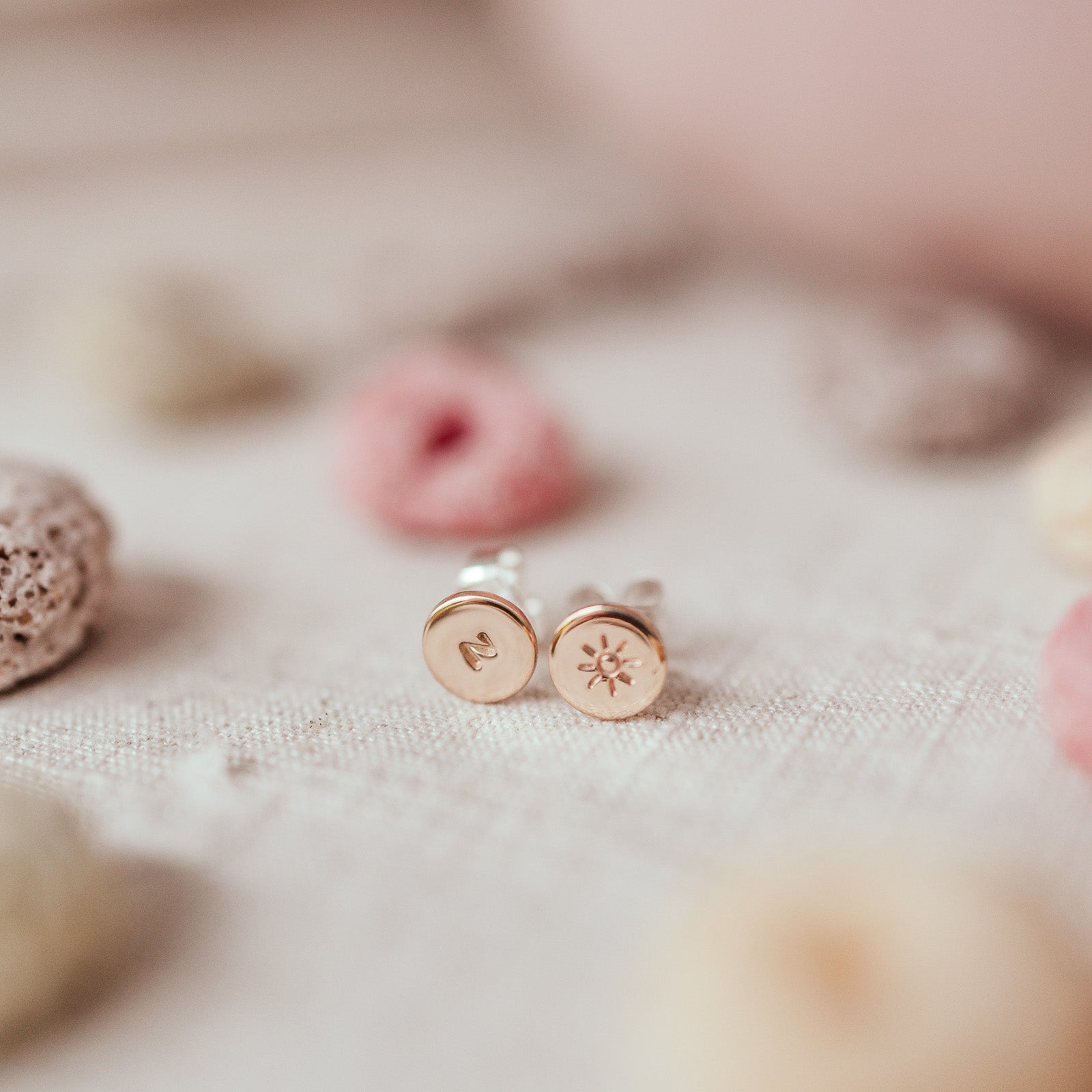 Personalised jewellery - KBN Jewellery - handmade jewellery – Personalised Jewellery gifts – personalised earrings – symbol earrings – simple studs – kid friendly earrings – personalised stud earrings – children’s earrings – first earrings – toddlers earrings 