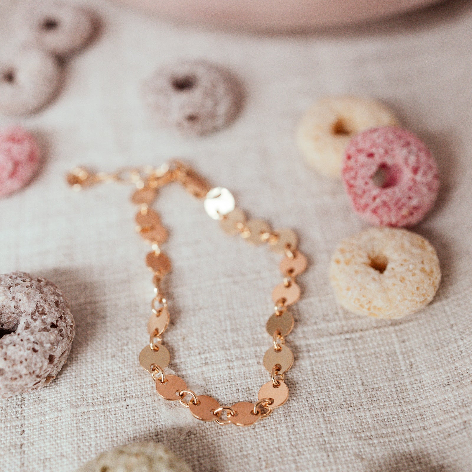 Personalised jewellery - KBN Jewellery - handmade jewellery – Personalised Jewellery gifts – Dainty jewellery- sparkly anklet – disc anklet – round chain necklace – stacking anklet – layering anklet – anklet for your child – toddler anklet  