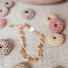 Personalised jewellery - KBN Jewellery - handmade jewellery – Personalised Jewellery gifts – Dainty jewellery- sparkly bracelet – disc bracelet – round chain bracelet – stacking bracelet – layering bracelet – bracelet for your child – toddler bracelet