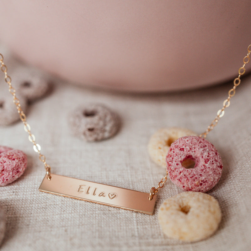 Name Bar Necklace