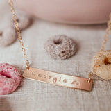 Name Bar Necklace