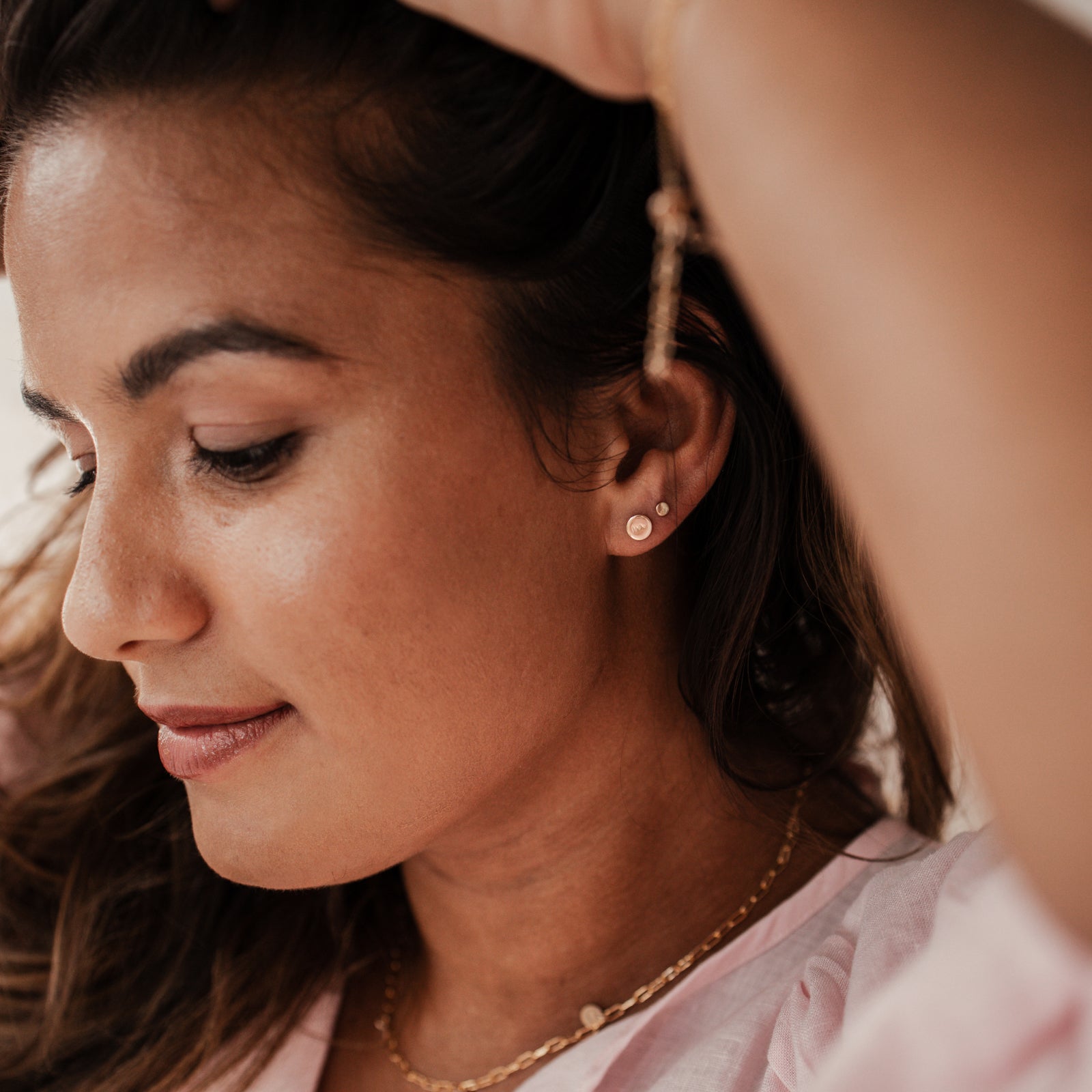 Personalised jewellery - KBN Jewellery - handmade jewellery – custom jewellery gifts –  tiny stud earrings – stacking earrings – everyday earrings 