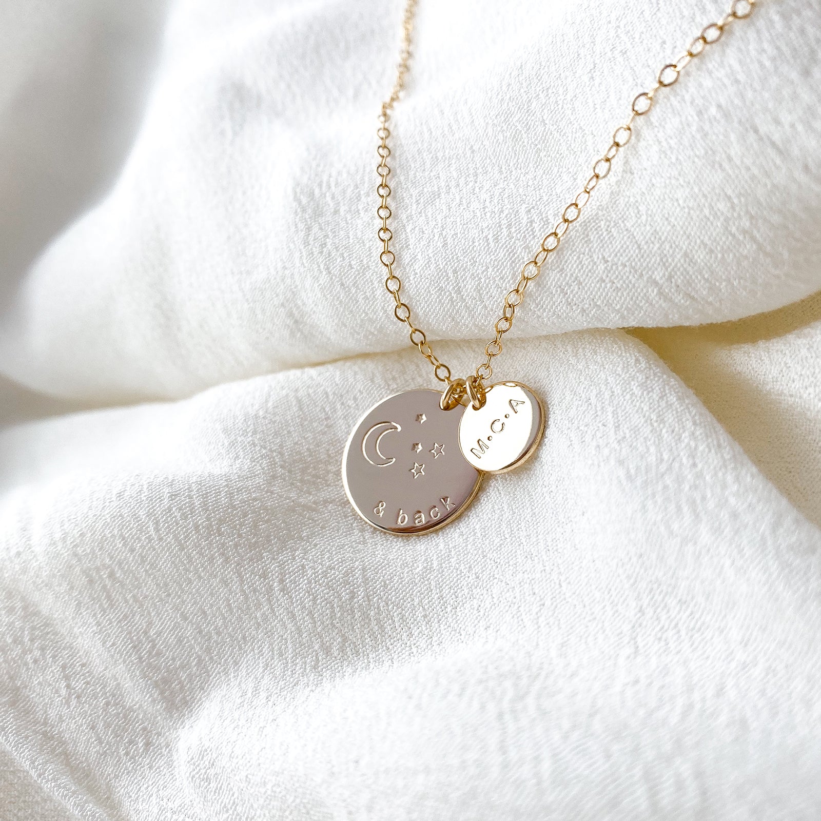 Personalised jewellery – handmade jewellery – KBN jewellery – Australian made jewellery – to the moon and back necklace – I love you to the moon and back necklace – I love you necklace – sentimental necklace – gift idea for mum – gift idea for girlfriend – gift ideas for wife – hidden message necklace – moon and stars necklace – personalised necklace – affordable necklace – Australian handmade jewellery 