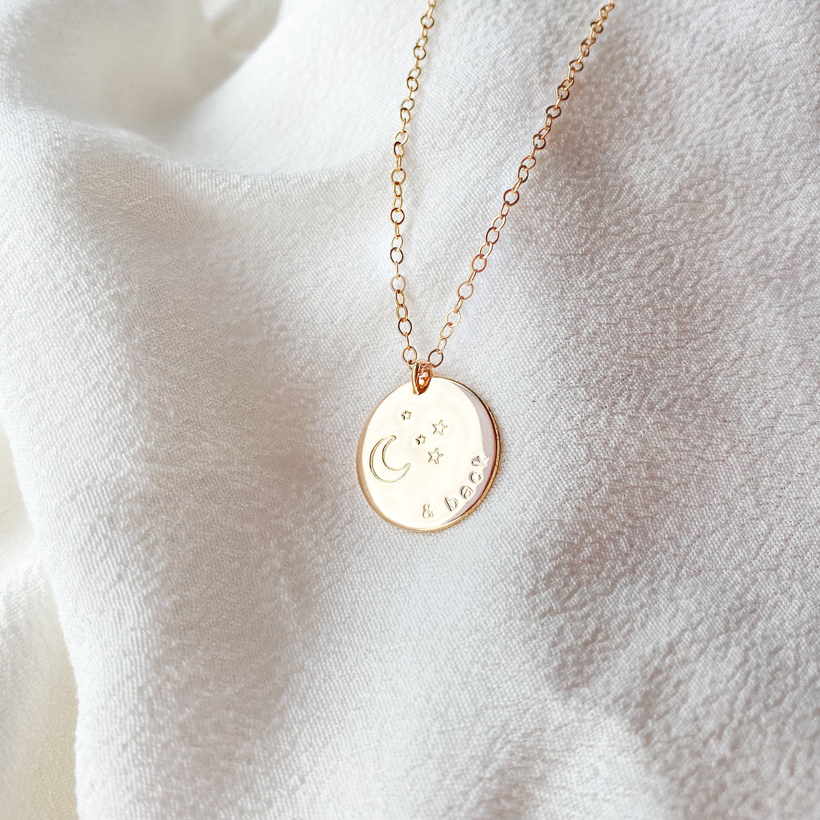 Personalised jewellery – handmade jewellery – KBN jewellery – Australian made jewellery – to the moon and back necklace – I love you to the moon and back necklace – I love you necklace – sentimental necklace – gift idea for mum – gift idea for girlfriend – gift ideas for wife – hidden message necklace – moon and stars necklace – personalised necklace – affordable necklace – Australian handmade jewellery 