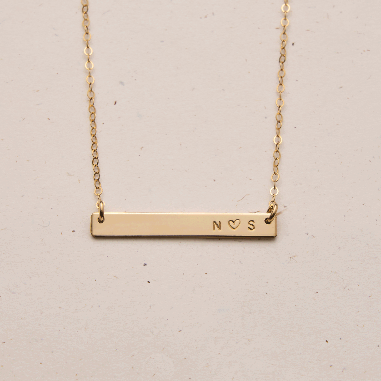 Personalised jewellery - KBN Jewellery - handmade jewellery – Personalised Jewellery gifts – Dainty jewellery- bar necklace – dainty bar necklace – personalised date necklace – roman numerals necklace – name bar necklace – words of affirmation necklace 
