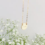 you and me necklace two initials goldfill sterling silver rose goldfill delicate meaningful necklace medium pendant