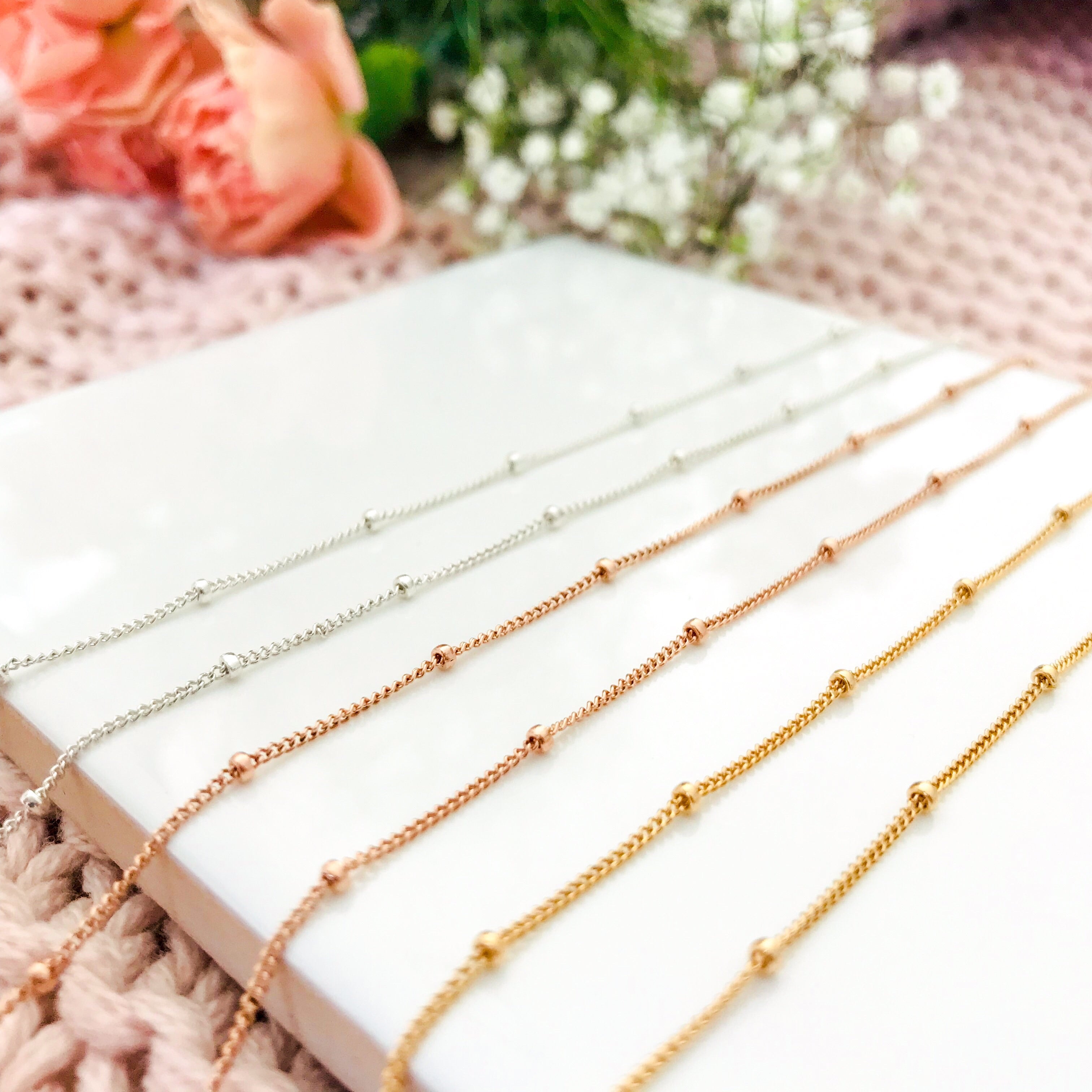 Personalised jewellery - KBN Jewellery - handmade jewellery – custom jewellery gifts – dainty necklace – stacking necklace – layering bracelet – simple bracelet – affordable jewellery – Australian made jewellery 