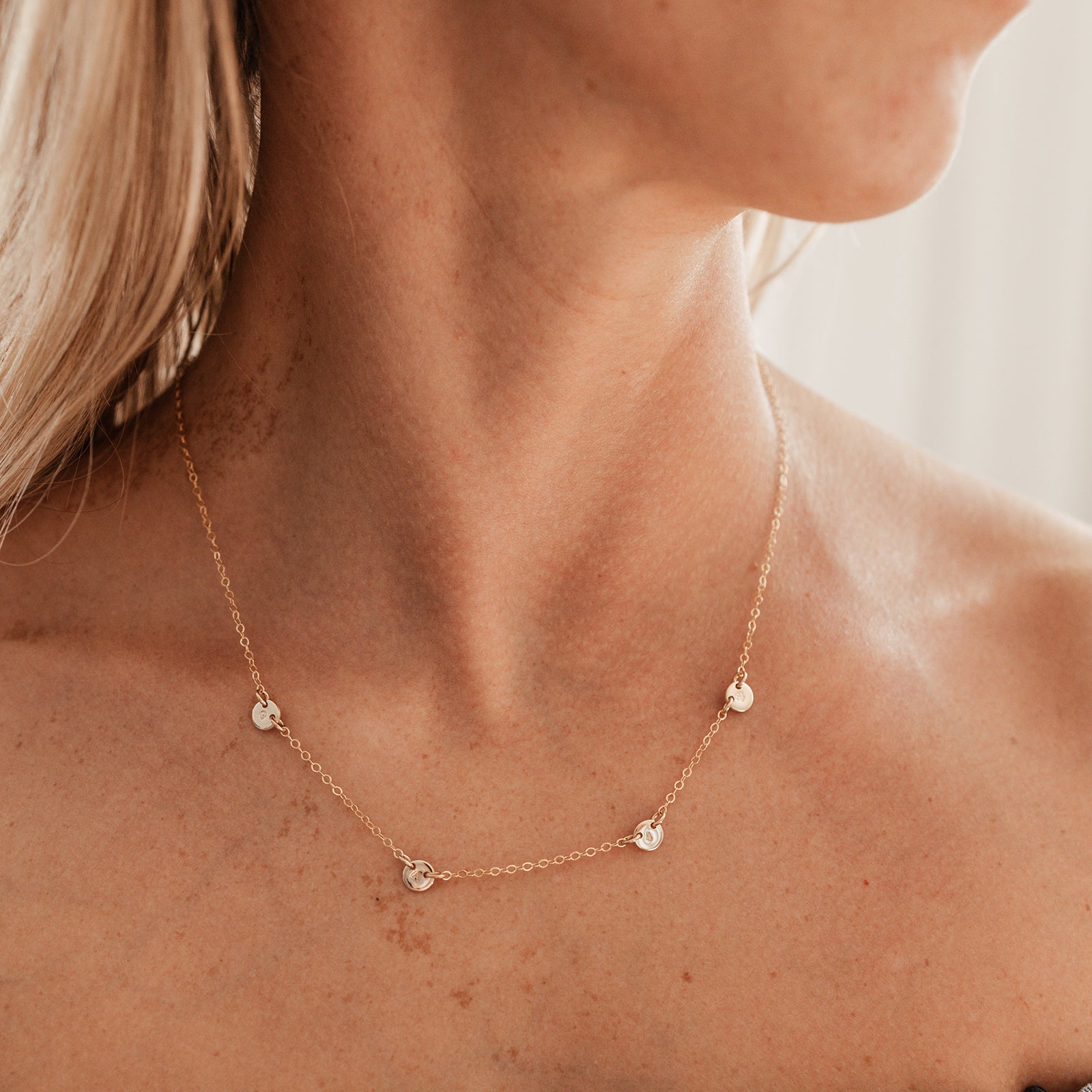 Personalised jewellery - KBN Jewellery - handmade jewellery – Personalised Jewellery gifts – personalised necklace – simple pendants – symbol necklace – initial necklace – dainty jewellery – asymmetrical necklace – tiny pendant necklace 