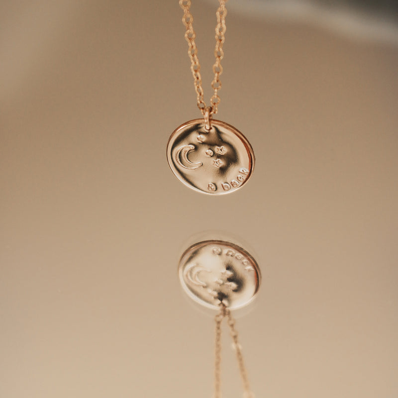 To The Moon And Back Large Pendant Necklace